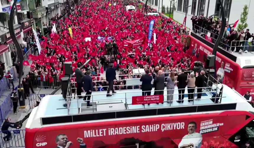 CHP'nin 'Millet İradesine Sahip Çıkıyor' mitingi... Özgür Özel'den taşeron işçilere kadro sözü: 'O sandık gelecek, CHP bütün işçilerimize kadro verecek'