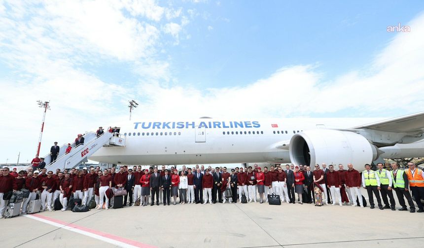 A Milli Futbol Takımı, Dünya Kupası için ABD'ye uğurlandı