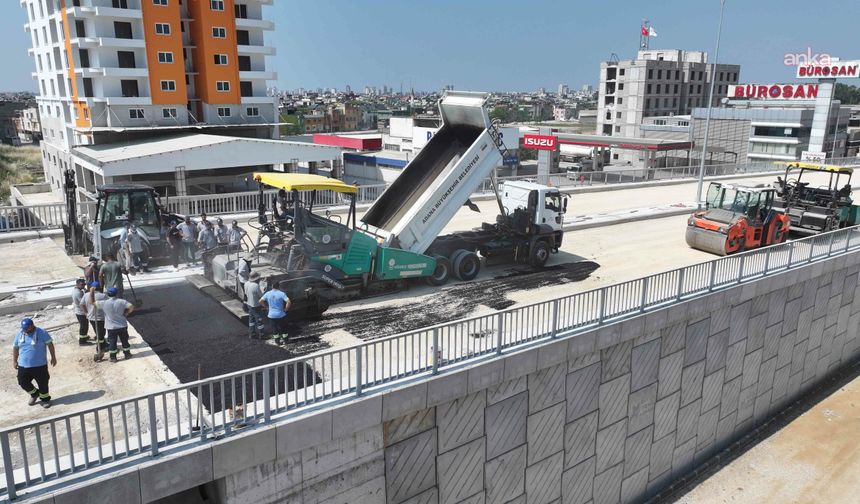 Adana Büyükşehir Belediyesi, D-400 Karayolu'nda yürütülen kavşak çalışmalarında sona yaklaştı