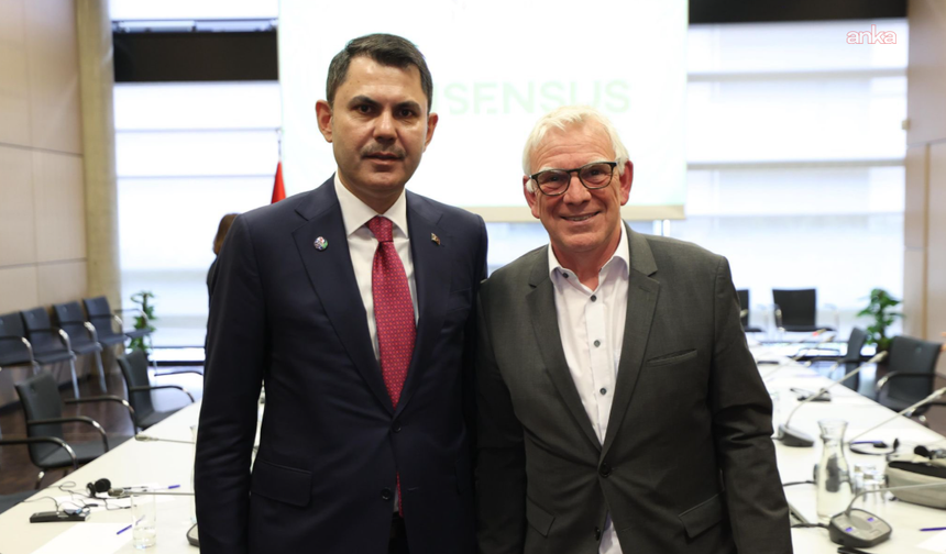 Bakan Kurum, Jochen Flasbarth ile görüştü
