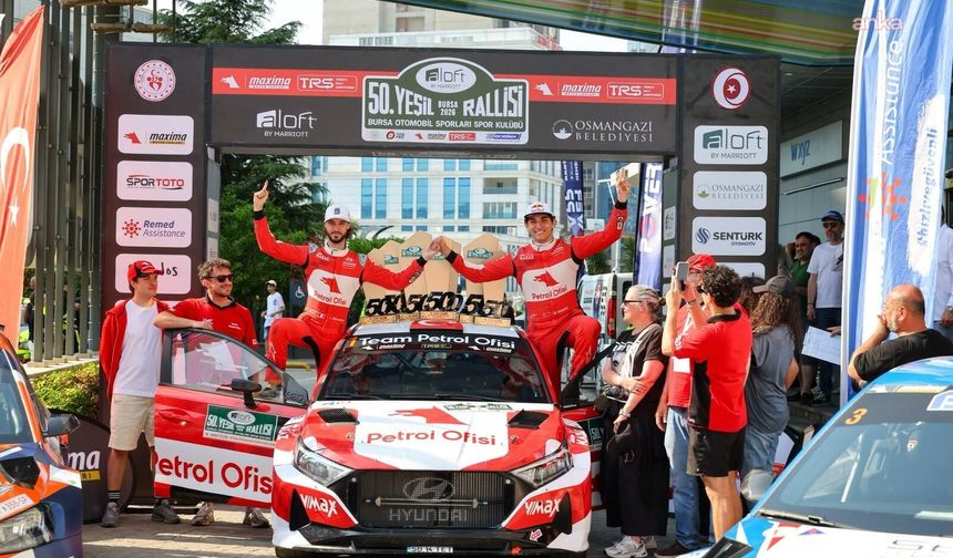 Osmangazi'de '50. Yeşil Bursa Rallisi' heyecanı