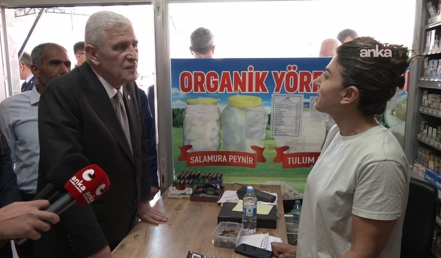 Müsavat Dervişoğlu Tunceli'de... Esnaf ziyareti yapan Dervişoğlu'ndan 'birlikte mücadele' çağrısı