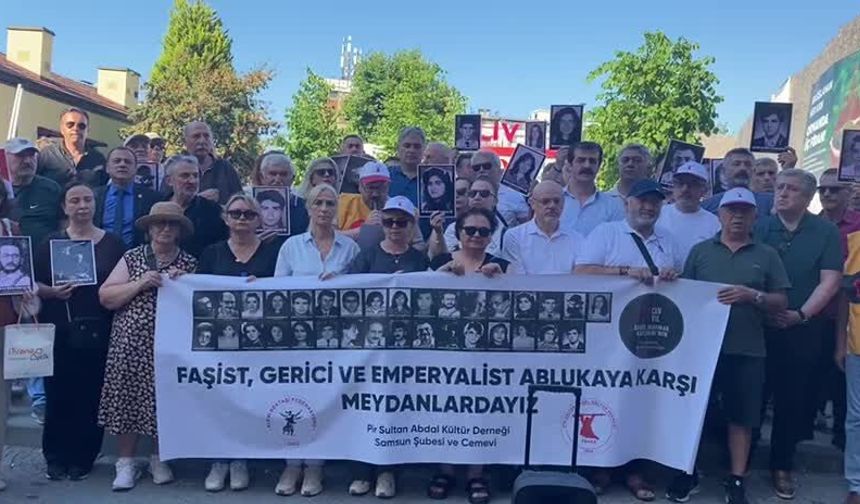 Samsun'da Madımak anması: Sivas davası biz bitti demeden bitmez