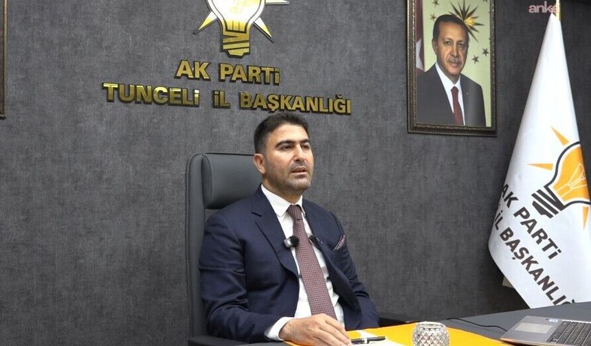AK Parti Tunceli İl Başkanı Hakan Özer istifa etti