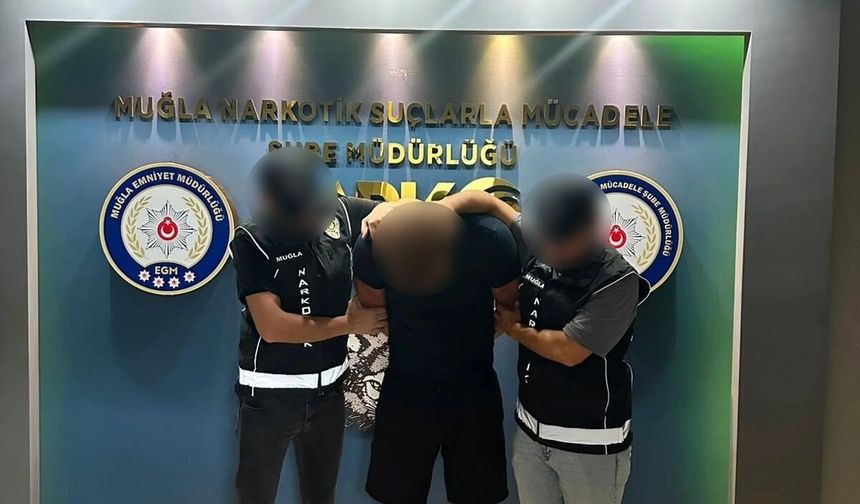 Almanya'nın uyuşturucu suçundan aradığı Polonya uyruklu zanlı Fethiye'de yakalandı
