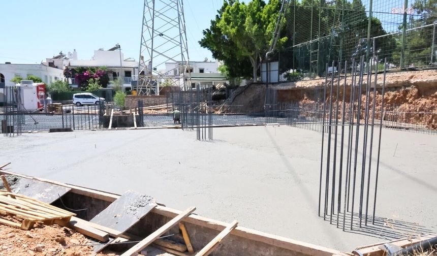 Bodrum Belediyesi, Çırkan Halk Evi ve Fırın Projesi'nde temel çalışmalarına başladı