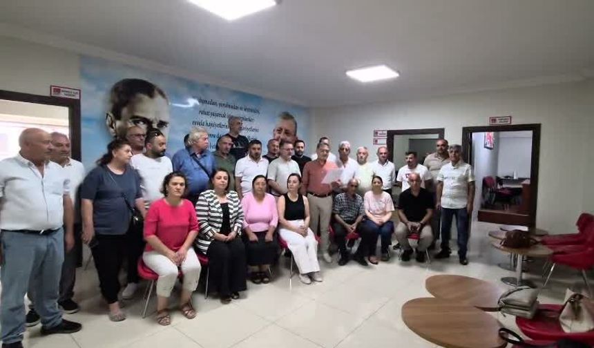 CHP Erzincan örgütünde toplu istifalar