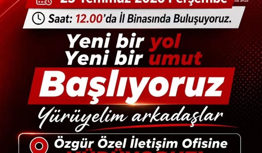 Muğla'da 'Özgür Özel İletişim Ofisi' açılıyor