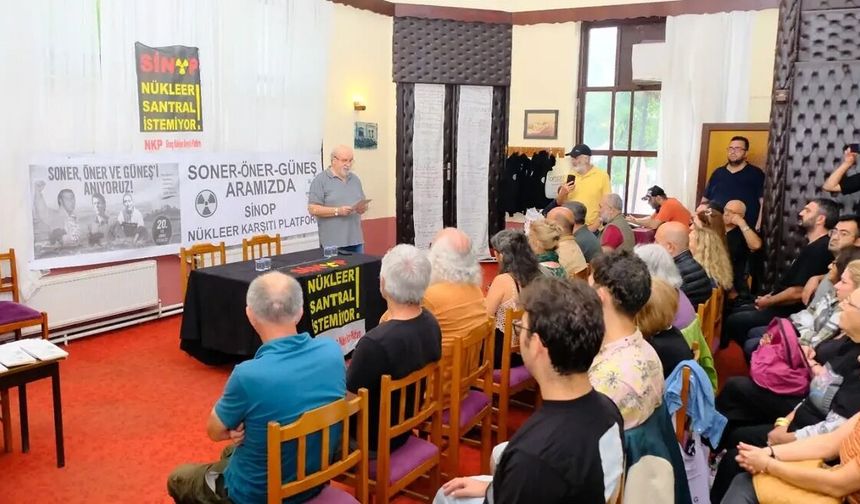 Nükleer karşıtı eylem için geldikleri Sinop'ta dalgalara kapılarak hayatını kaybeden 3 genç anıldı
