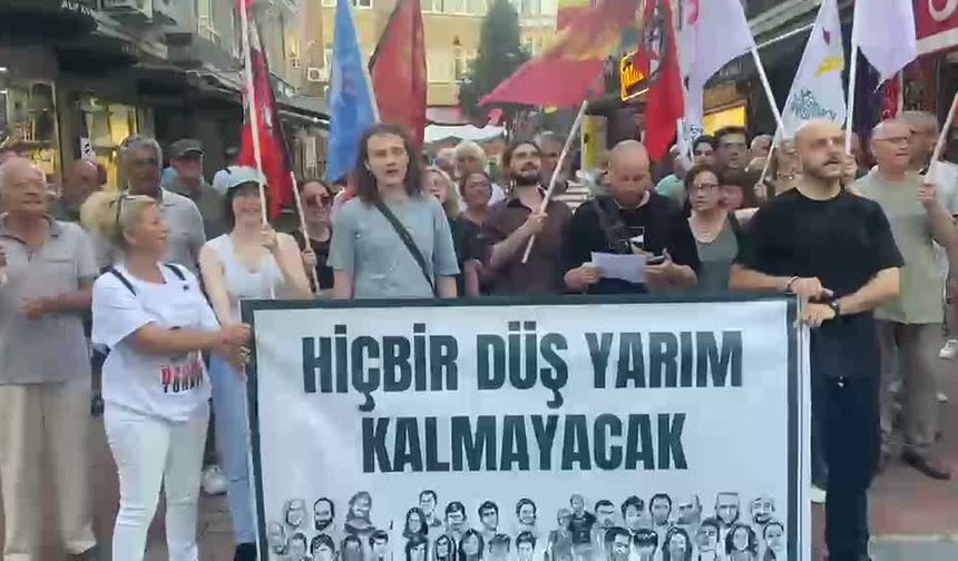 Samsun'da Suruç Katliamı'nda yaşamını yitiren '33 Düş Yolcusu' anıldı