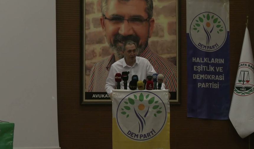 DEM Parti Eş Genel Başkanı Bakırhan: 'Silahlar sustu ama eşit yurttaşlar olduğumuz bir düzen kurulmalıdır'