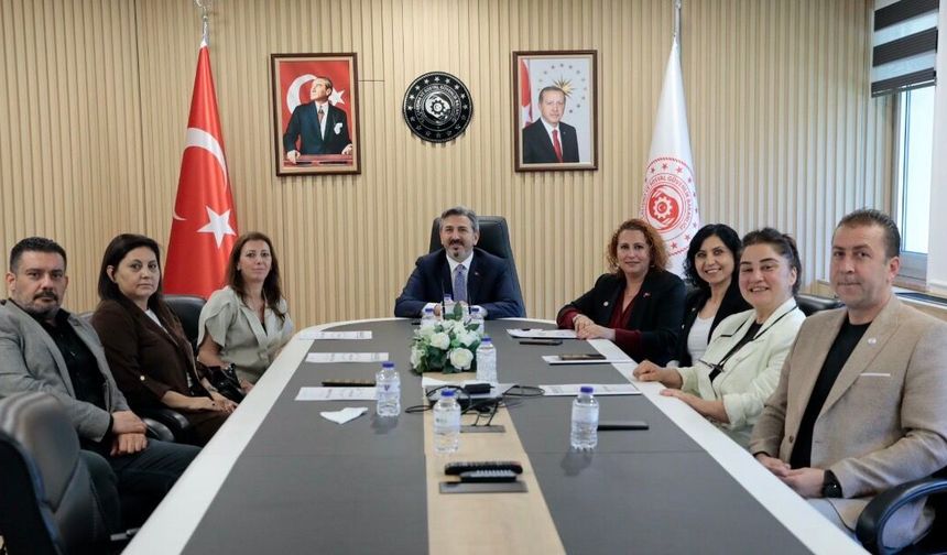 EMADDER yönetimi Ahmet Aydın ile görüştü