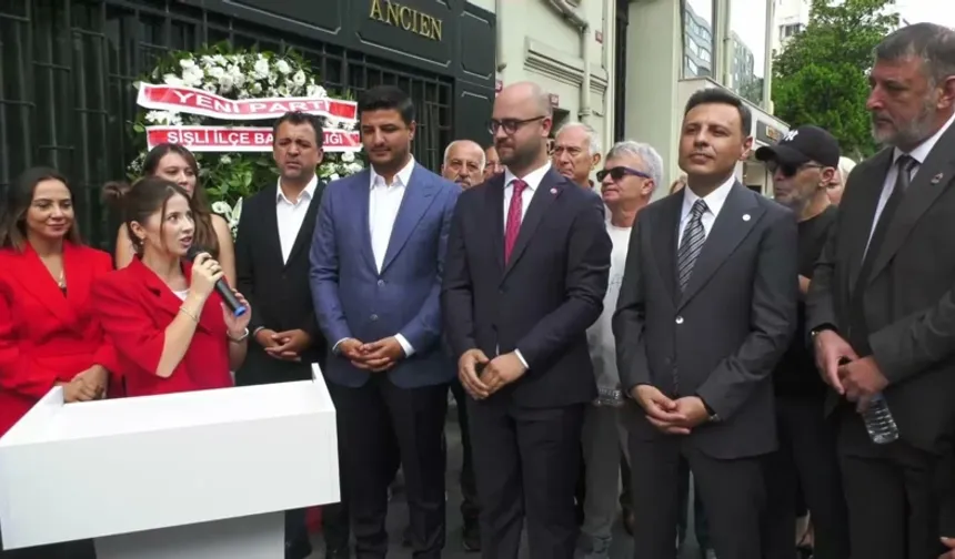 YENİ Parti Şişli’de yeni ilçe binasını açtı
