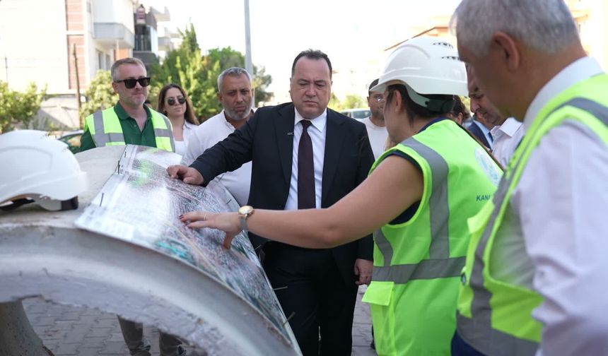 Manisa Büyükşehir Belediyesi'nden Akhisar'ın altyapısına 32 milyon TL'lik yatırım