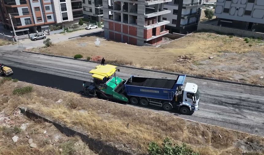 Turgutlu Belediyesi ve Manisa Büyükşehir Belediyesi'nden asfalt seferberliği