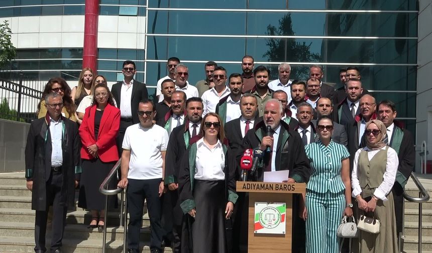 Adıyaman Barosu Başkanı Doğan: 'Deprem sonrası hukuka duyulan güven de yeniden inşa edilmelidir'