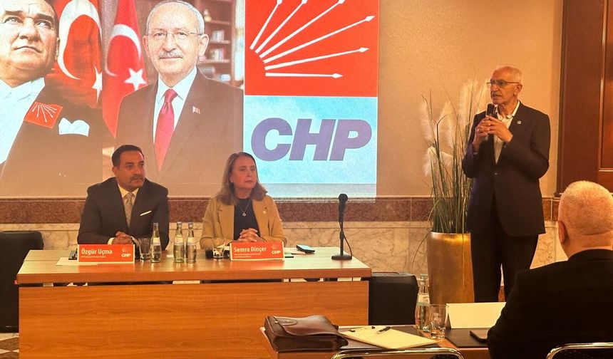 CHP heyetinden Almanya'da örgütlenme programı