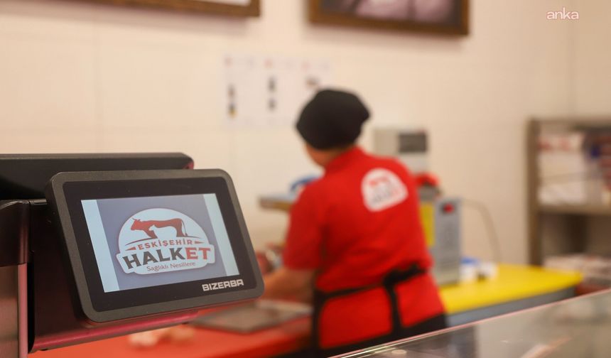 Eskişehir Büyükşehir Belediyesi'nin Halk Et Marketleri bir yaşında: 230 ton et satıldı