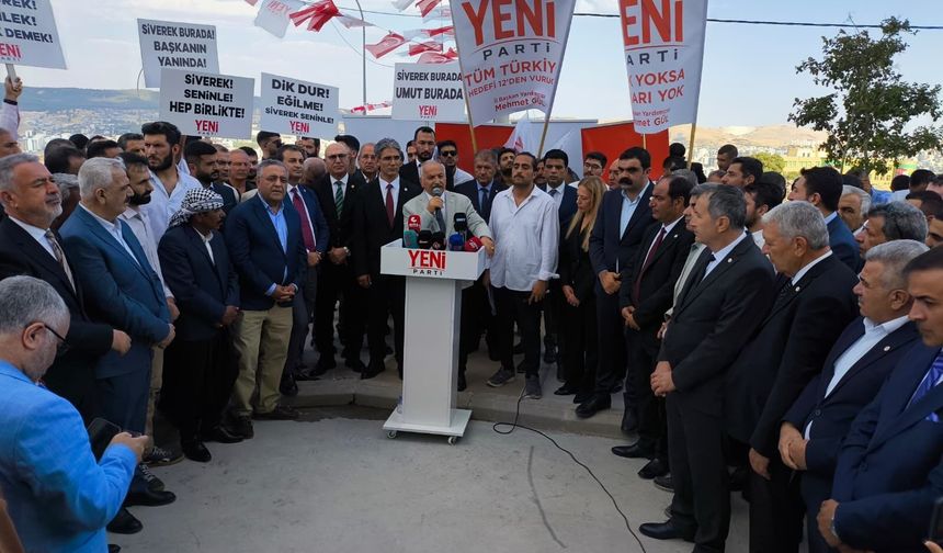YENİ Parti Şanlıurfa İl Başkanlığı açıldı... Mahmut Tanal: 'İlk seçimde burada balkon konuşması yapacağız'