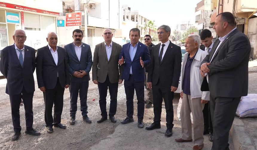 YENİ Partili Bulut ve Tanal, Bozova'yı ziyaret etti, ilçenin sorunlarına dikkat çekti