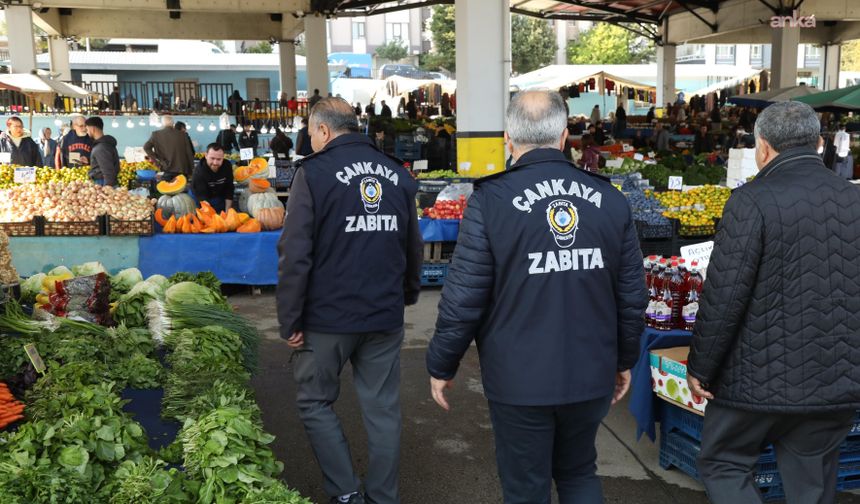 Çankaya Belediyesi'nden pazar yerlerinde 'fiyat ve tartı' denetimi