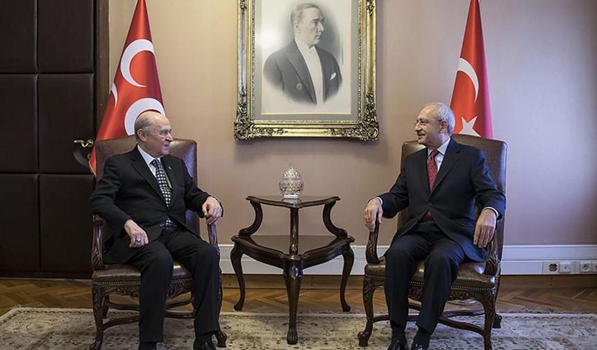 Bahçeli ile Kılıçdaroğlu arasında sürpriz görüşme