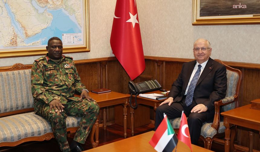 Milli Savunma Bakanı Güler, Sudan Kara Kuvvetleri Komutanı Korgeneral Alneil'i kabul etti
