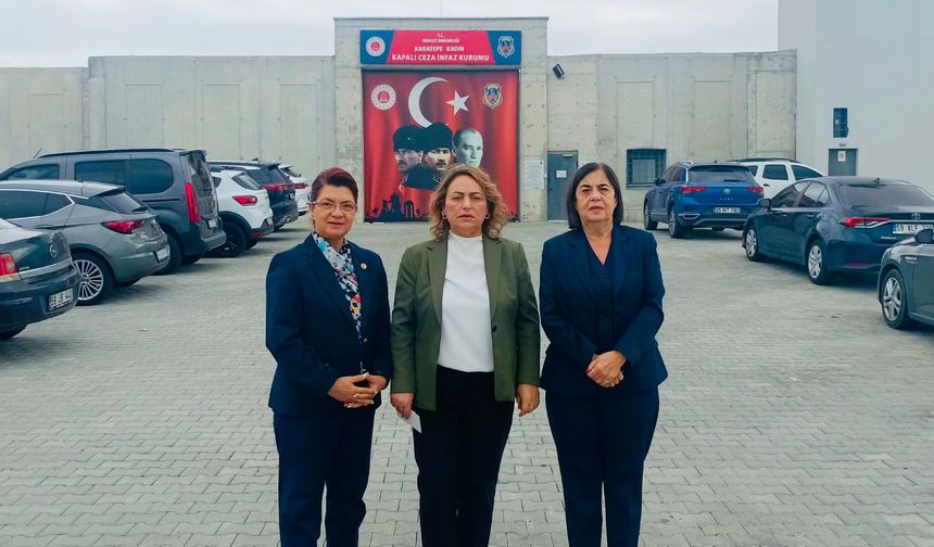 Müzeyyen Şevkin'den Tekirdağ Çorlu'daki Kapalı Ceza İnfaz Kurumu'nda Sinem Dedetaş'a ziyaret