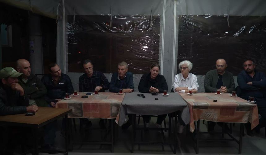 Selçuk'a bağlı Gökçealan'da, JES projesine karşı ortak mücadele çağrısı