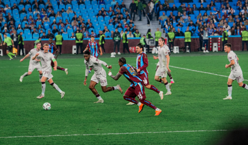 Trabzonspor Konferans Ligi'nde Hearts'ı 2-0 mağlup etti
