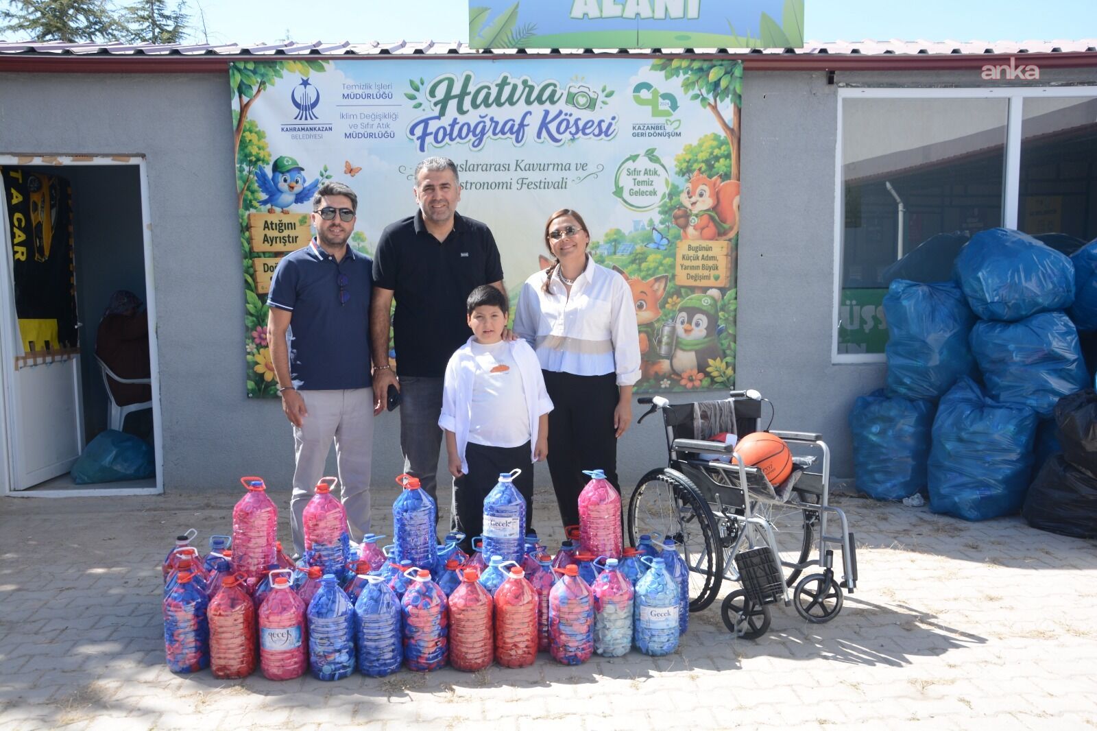 10 yaşındaki Yaman'dan Kahramankazan Belediyesi'nin dayanışma kampanyasına destek