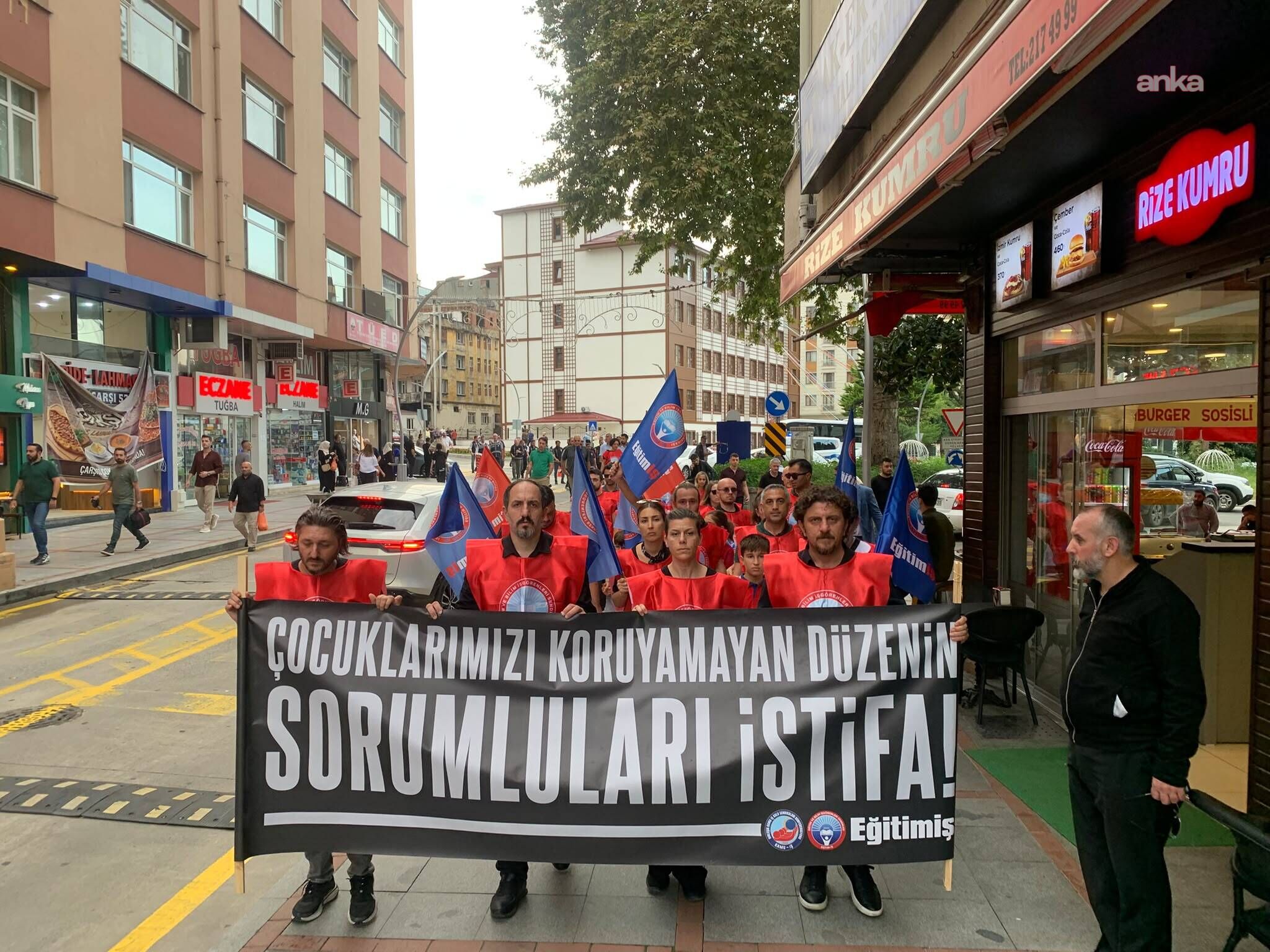 Eğitim-İş Rize Şubesi'nden Turgutlu'daki saldırıya tepki: Çocuklarımızı koruyamayan bu düzenin sorumluları istifa etmelidir