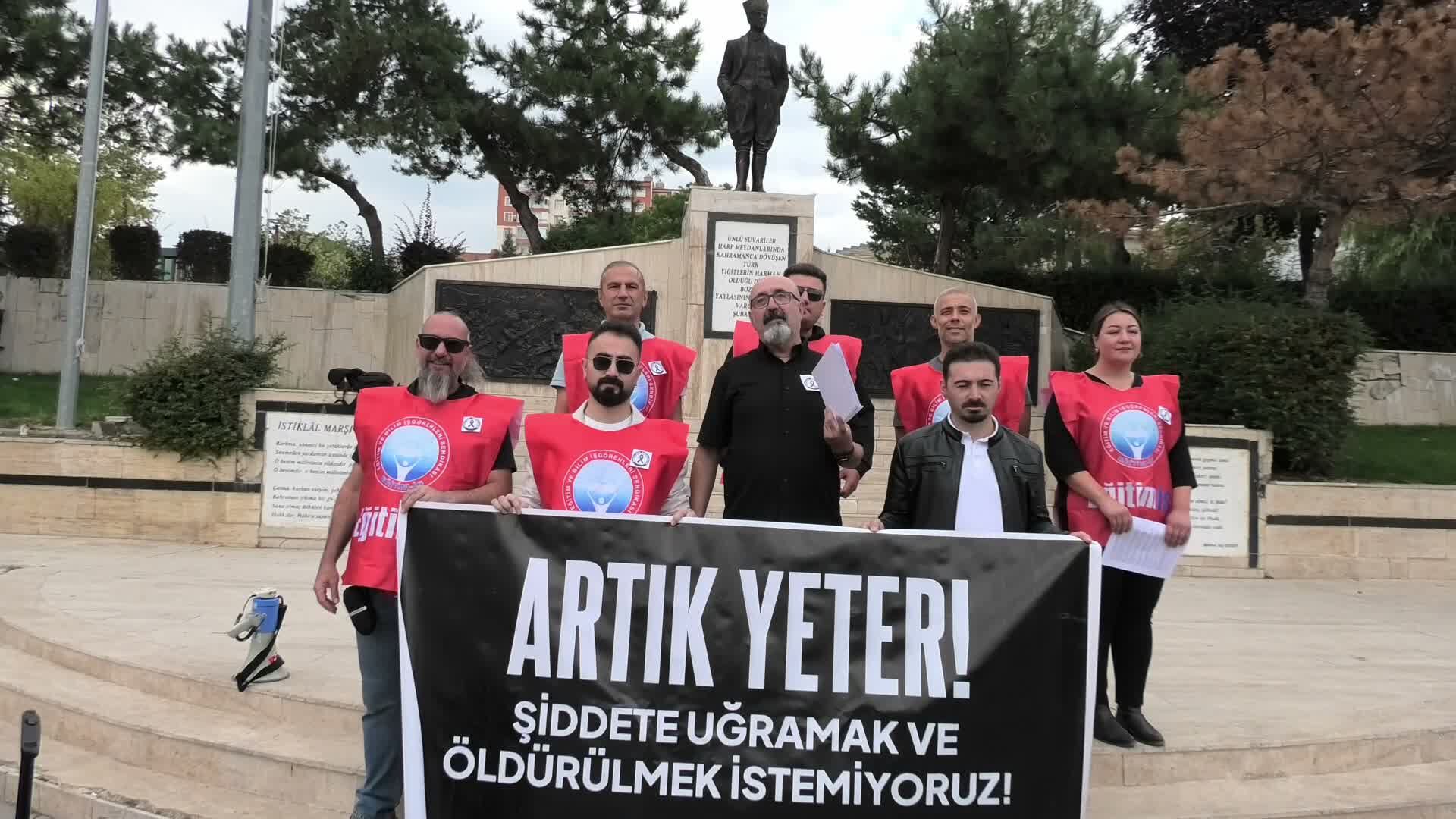 Eğitim-İş'ten Yozgat'ta Turgutlu'daki saldırıya tepki: Güvenli okul sadece güvenlik tedbirleriyle sağlanamaz