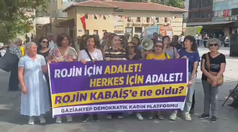 Gaziantep'te Rojin Kabaiş için adalet çağrısı: Şüpheli kadın ölümleri üzeri örtülen kadın cinayetleridir