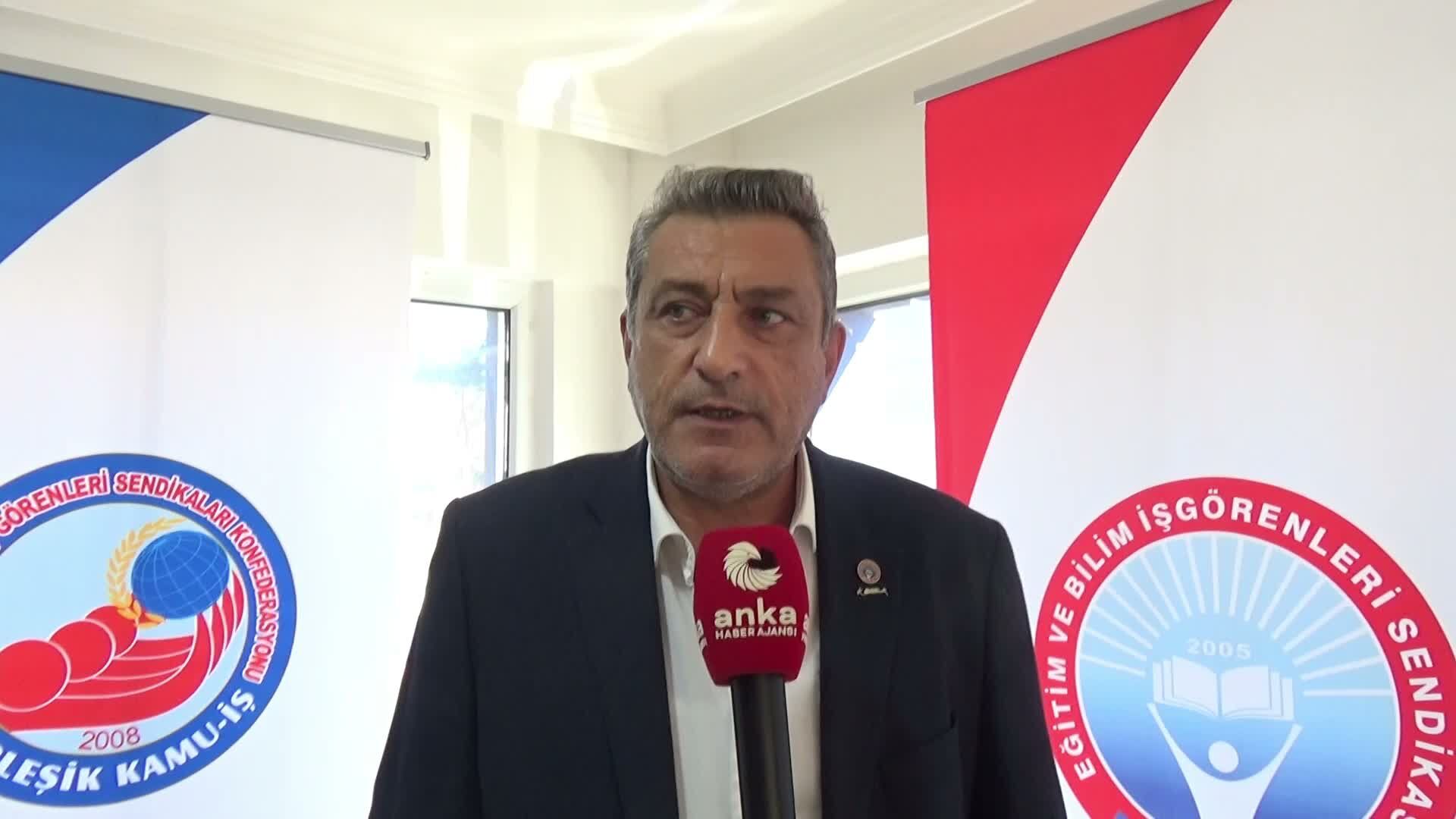 Eğitim-İş Sinop Şube Başkanı Şahbenderoğlu: '7 okulumuz memursuz kaldı'